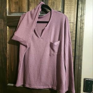 Tunic long sleve with pockets